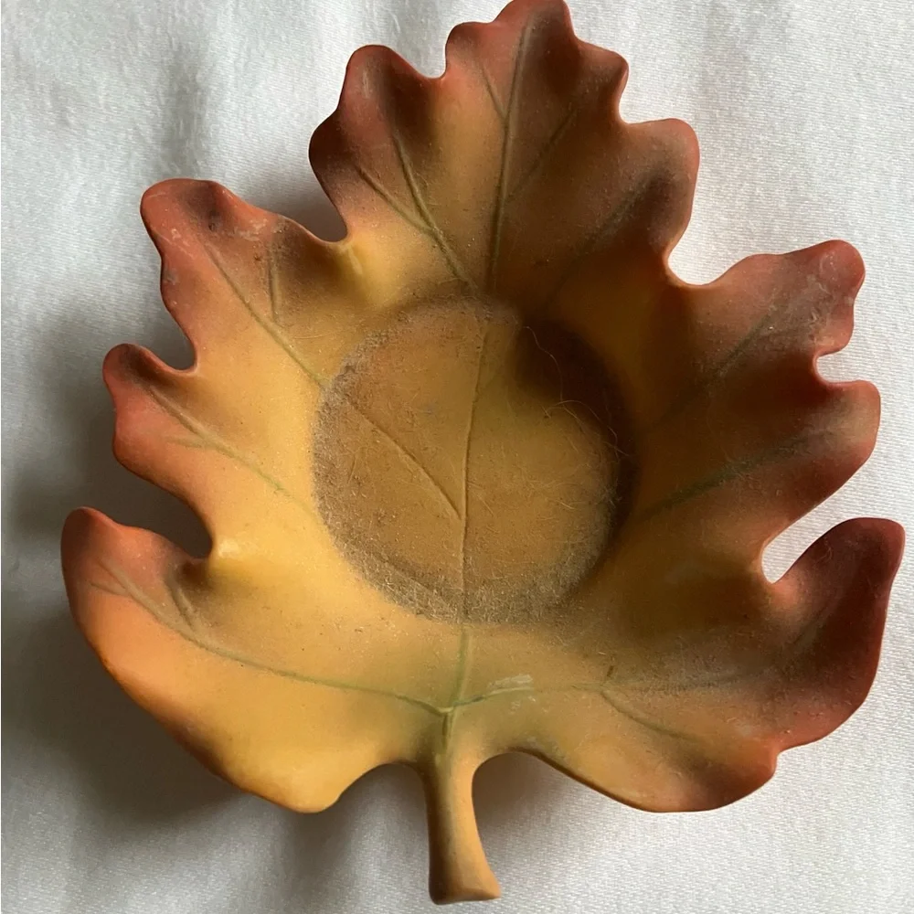 PARTYLITE  Set of 3 Whispering Leaves Tea Light Candle Holder Fall Maple…